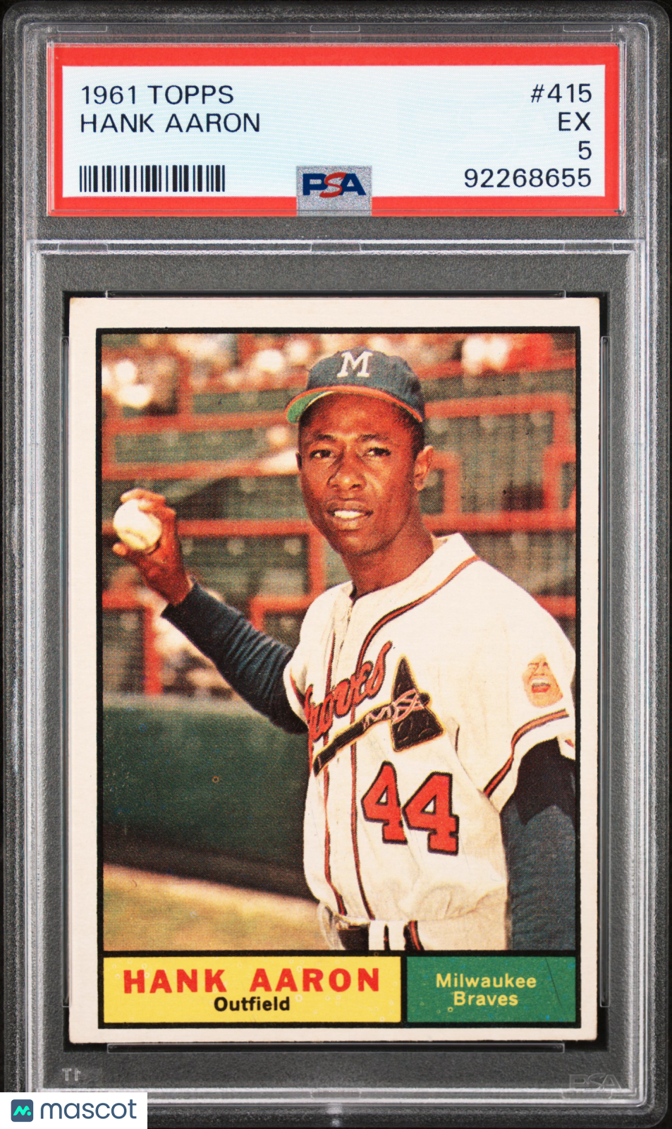 1961 Topps Hank Aaron #415 PSA 5
