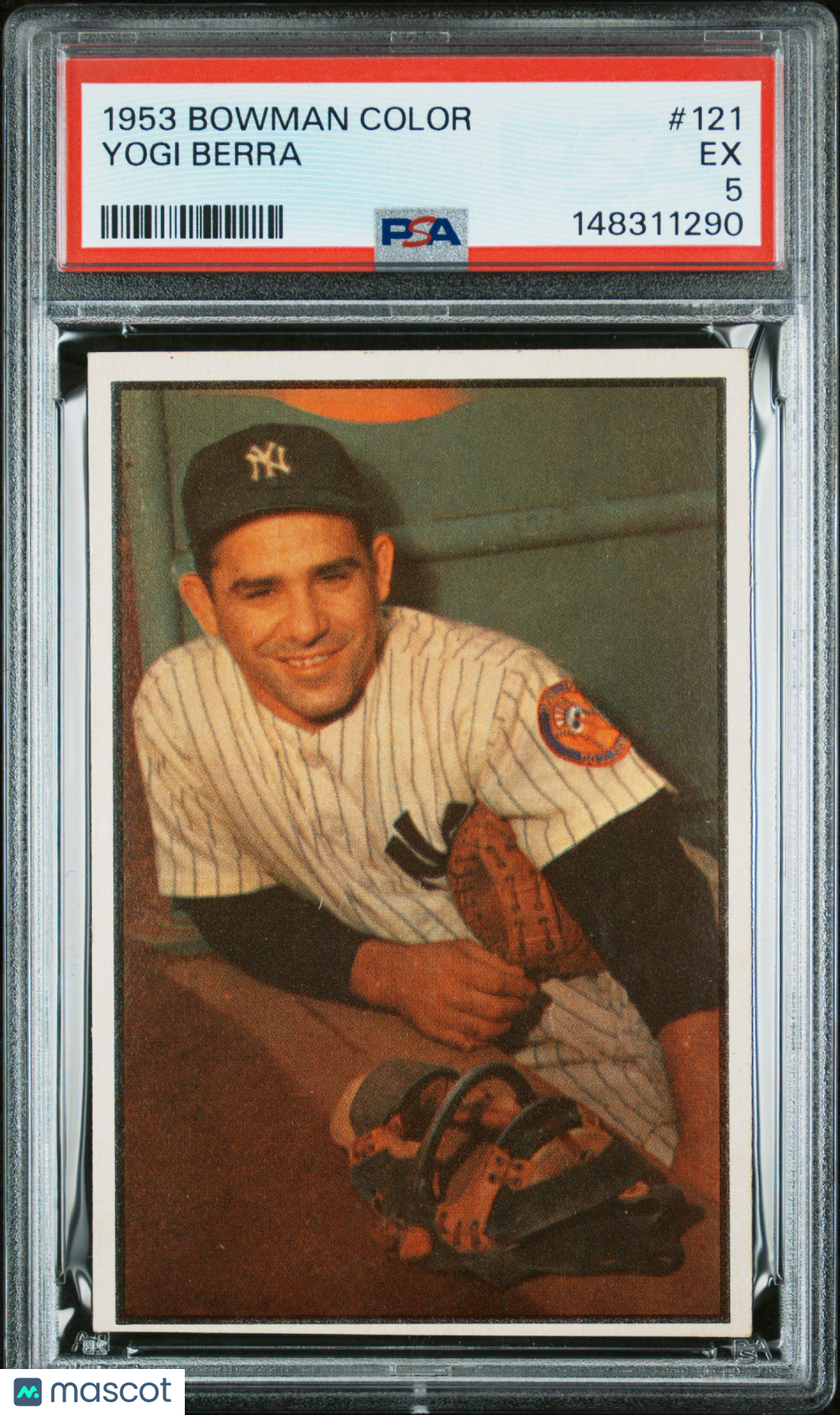 1953 Bowman Color Yogi Berra #121 PSA 5
