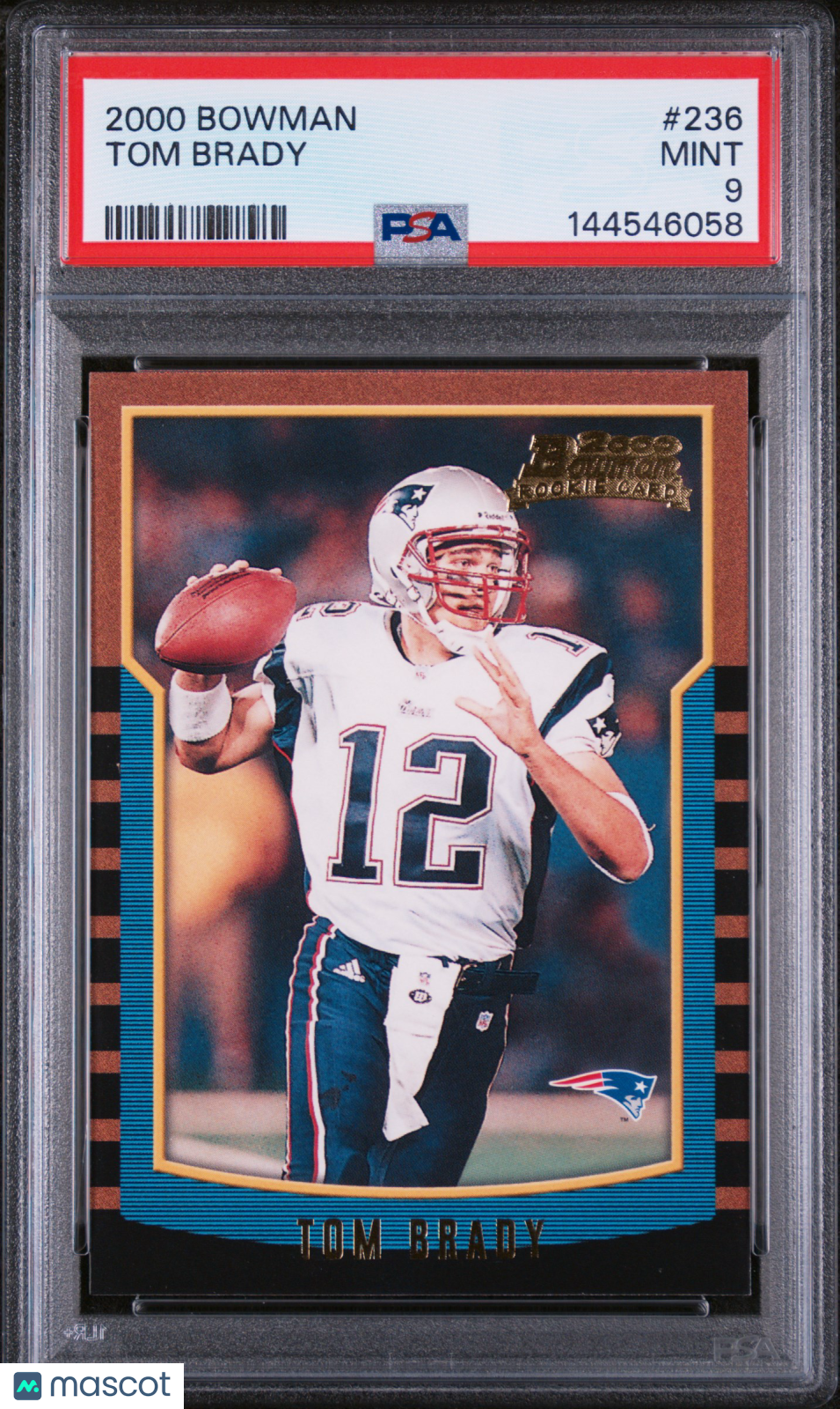 2000 Bowman Tom Brady #236 PSA 9