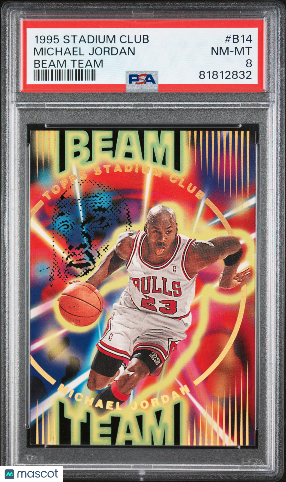1995 Stadium Club Beam Team Michael Jordan #B14 PSA 8