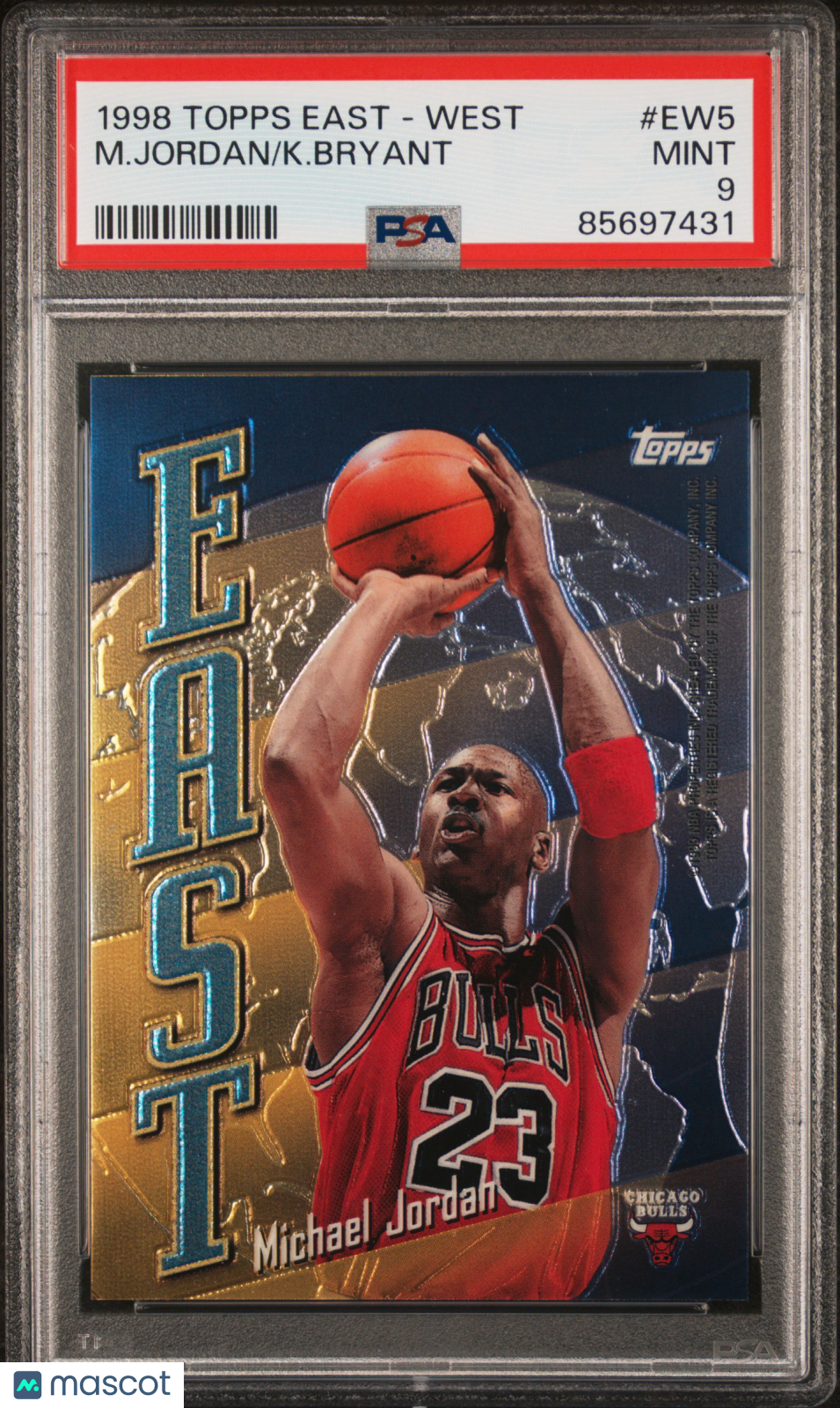 1998 Topps East - West K. Bryant M. Jordan #EW5 PSA 9