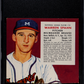 1955 Redman Tobacco Warren Spahn #NL-10 (Without Tab) SGC A