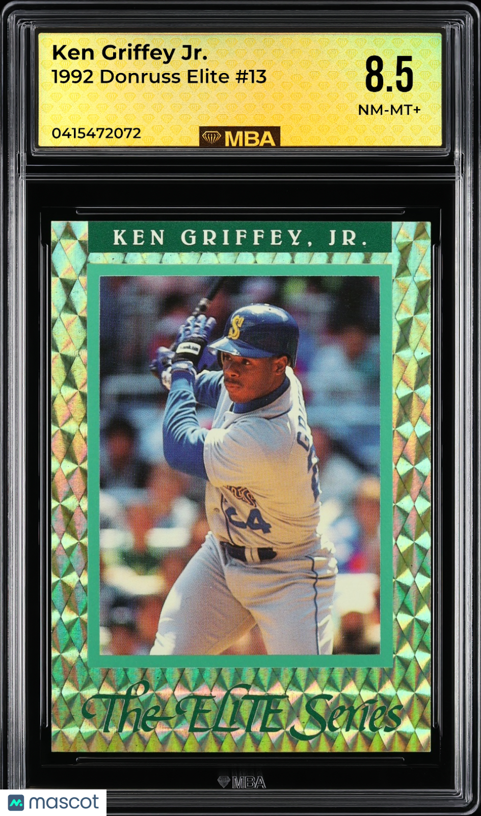 1992 Donruss Elite Ken Griffey Jr. #13 MBA 8.5