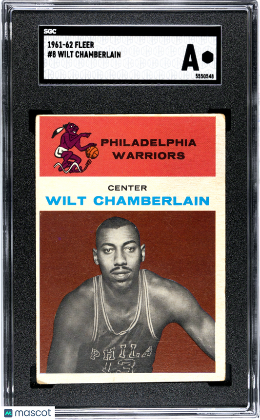 1961 Fleer Wilt Chamberlain #8 SGC A