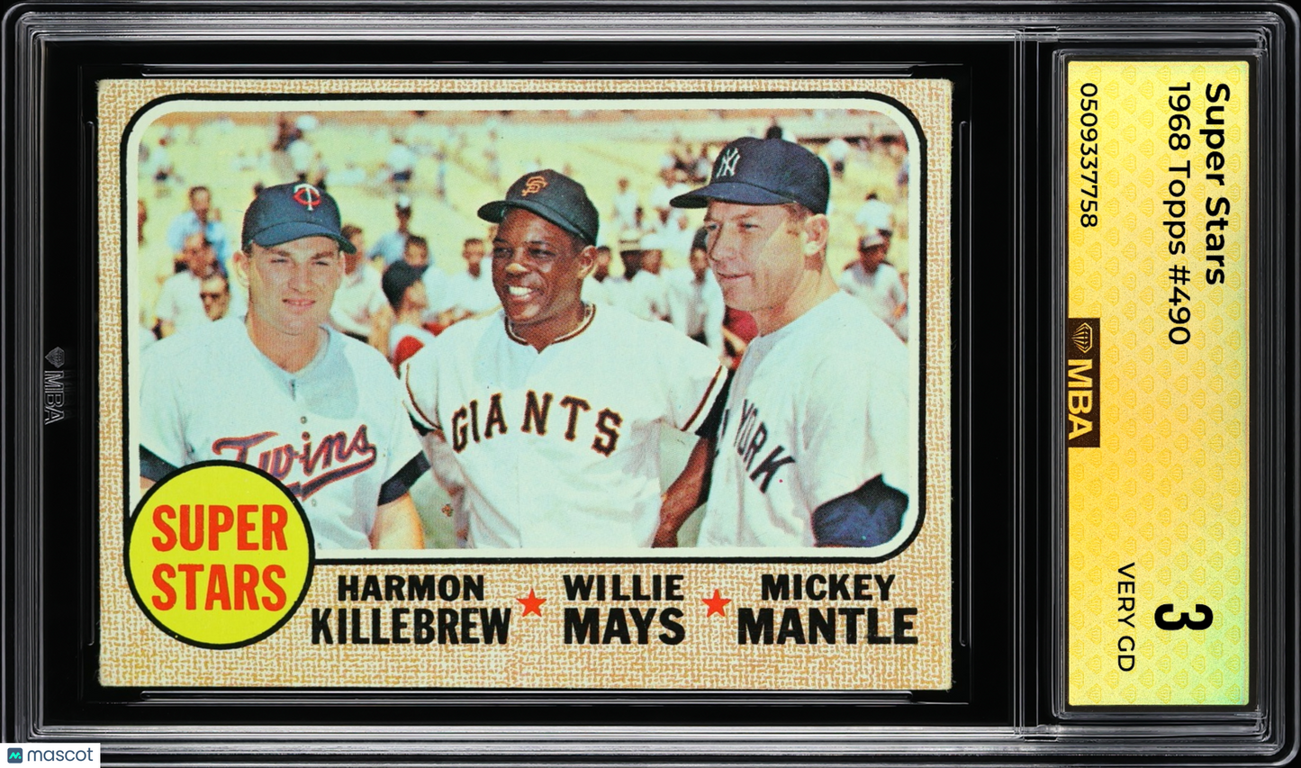 1968 Topps Super Stars #490 MBA 3