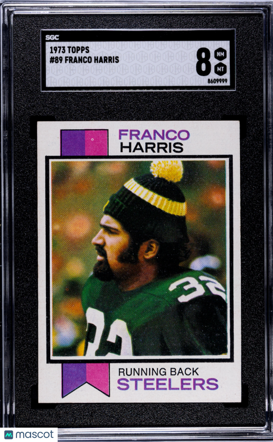1973 Topps Franco Harris #89 SGC 8