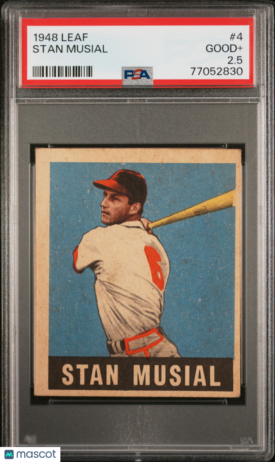 1948 Leaf Stan Musial #4 PSA 2.5