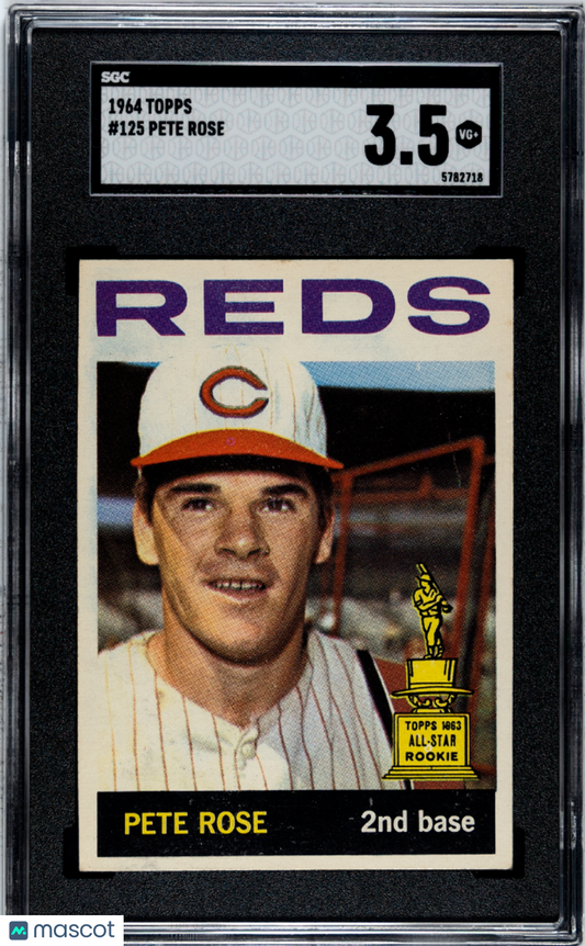 1964 Topps Pete Rose #125 SGC 3.5