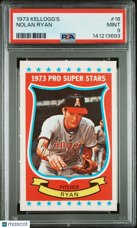 1973 Kellogg's Nolan Ryan #16 PSA 9