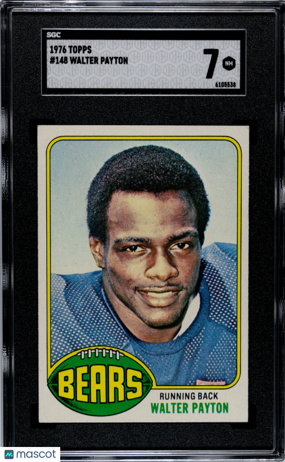 1976 Topps Walter Payton #148 SGC 7
