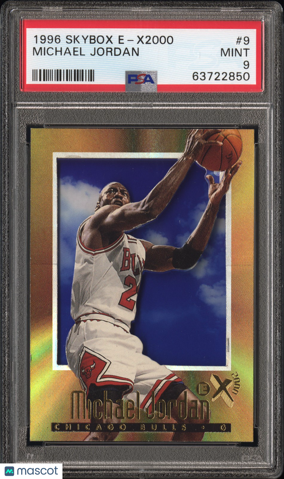 1996 Skybox E-X2000 Michael Jordan #9 PSA 9