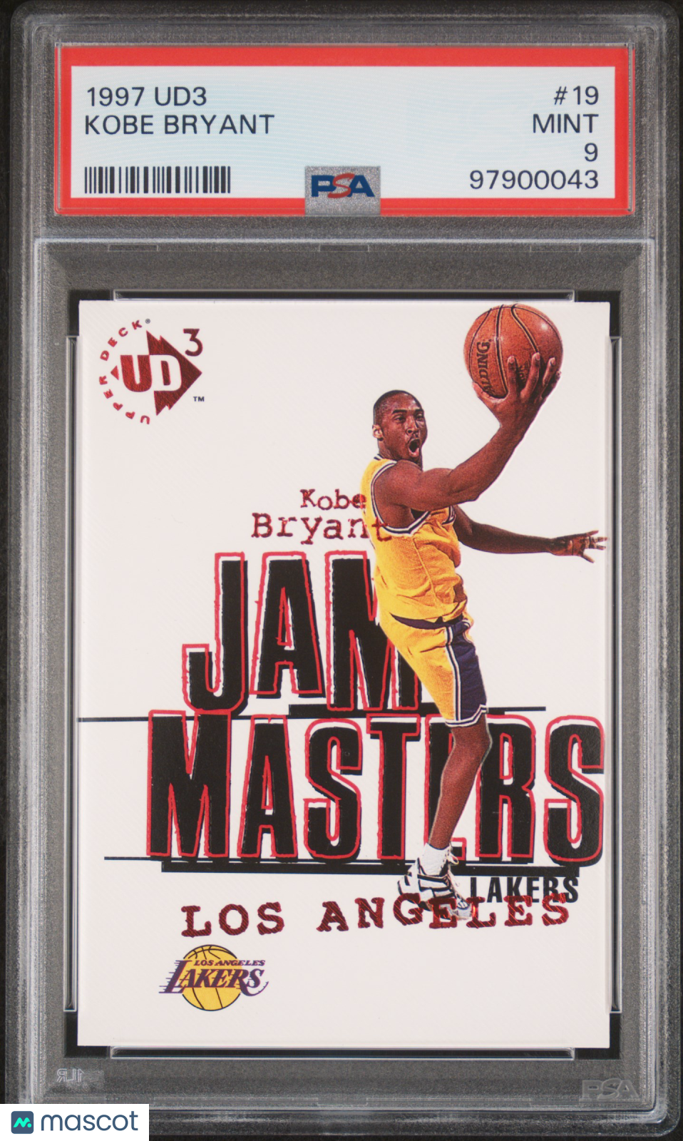 1997 Ud3 Kobe Bryant #19 PSA 9