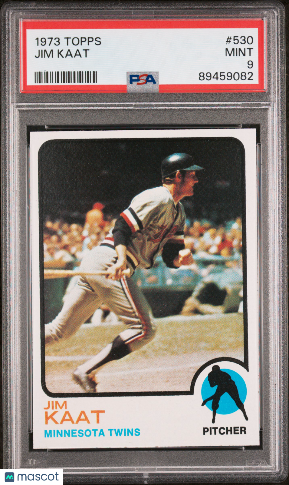 1973 Topps Jim Kaat #530 PSA 9