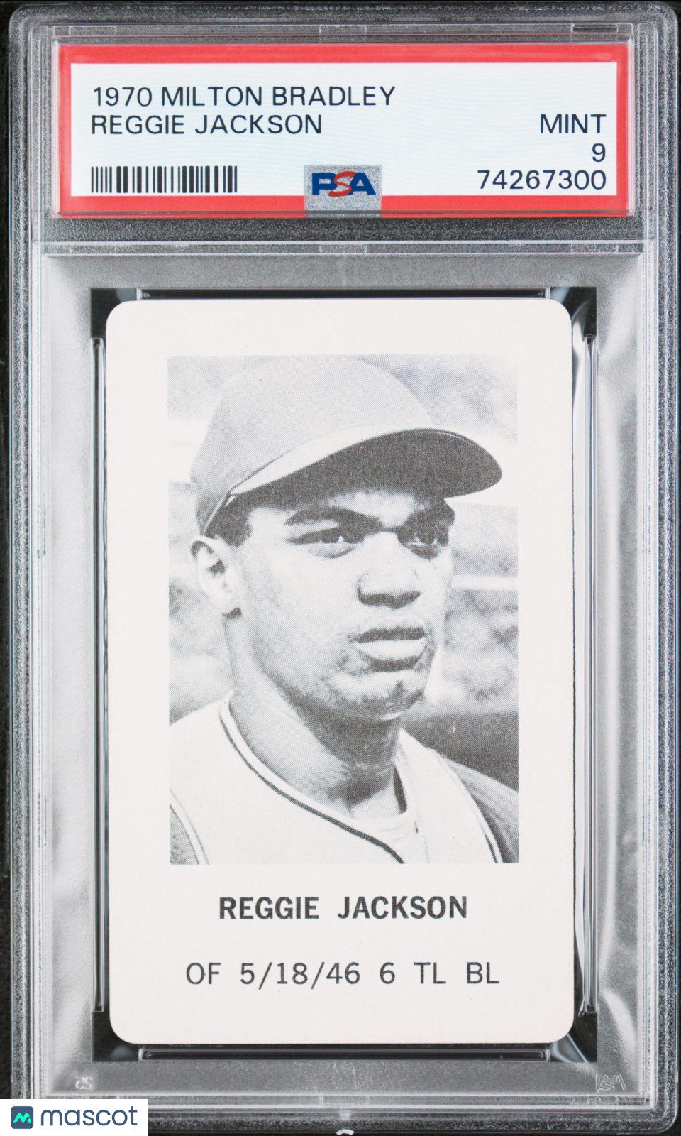 1970 Milton Bradley Reggie Jackson PSA 9