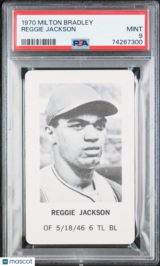 1970 Milton Bradley Reggie Jackson PSA 9