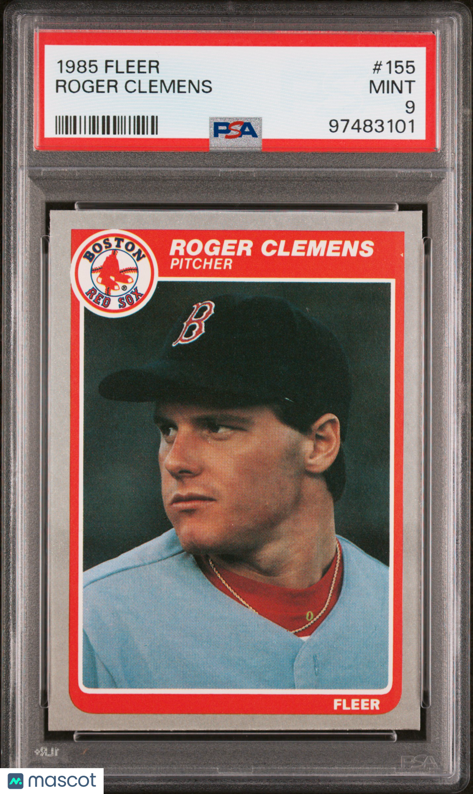 1985 Fleer Roger Clemens #155 PSA 9