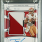 2021 Panini National Treasures Trey Lance #158 Patch Autograph 80/99 PSA 8
