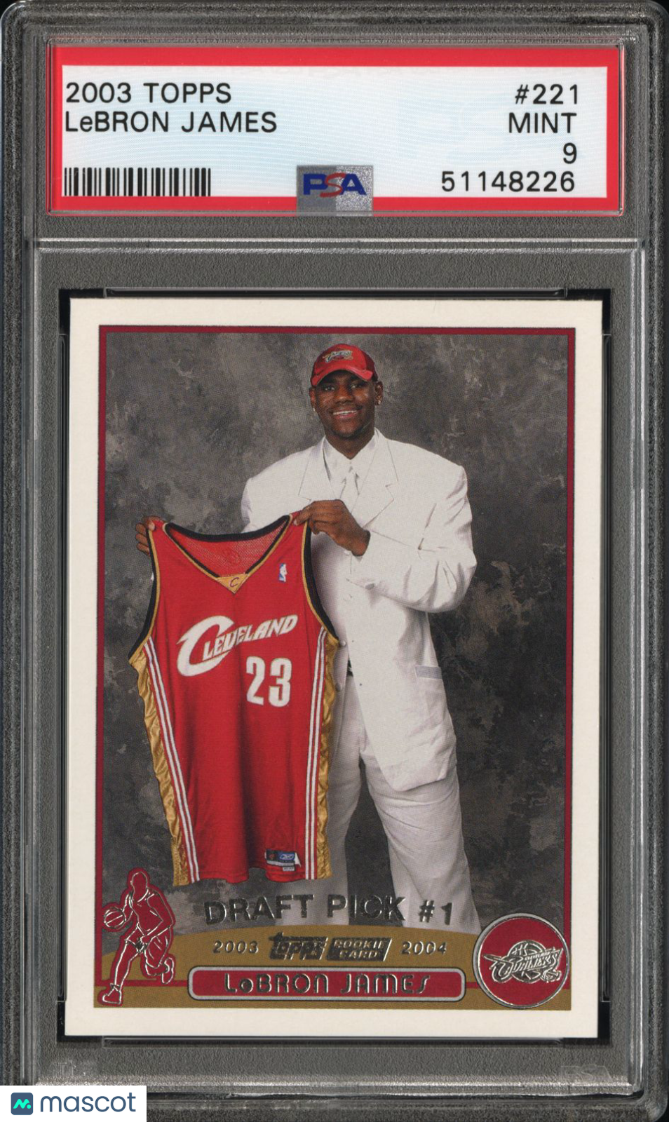 2003 Topps LeBron James #221 PSA 9