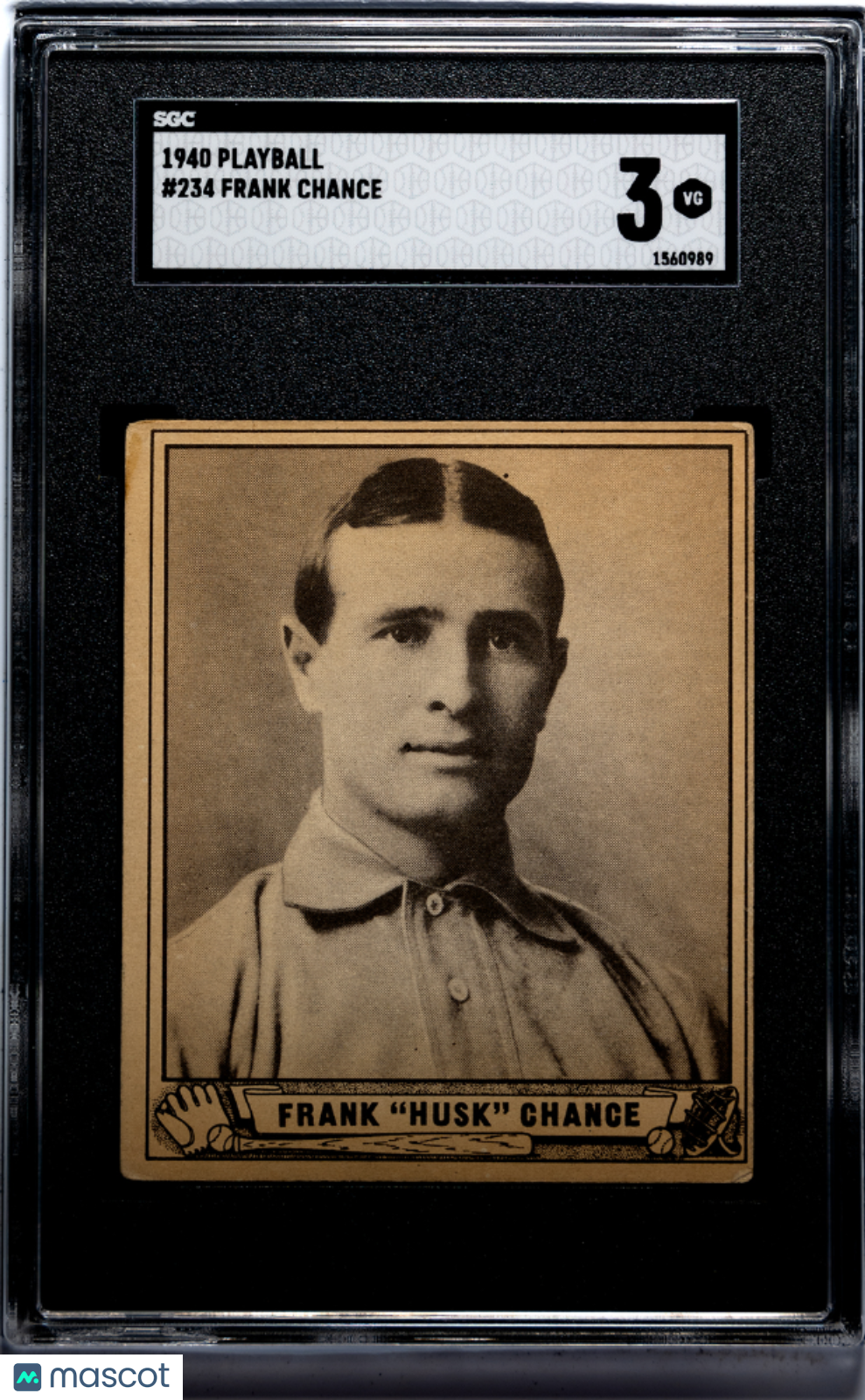 1940 Playball Frank Chance #234 SGC 3