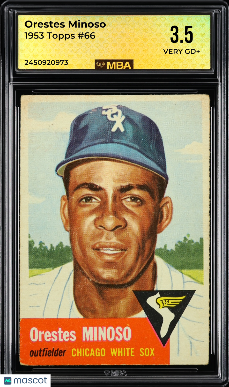 1953 Topps Orestes Minoso #66 MBA 3.5