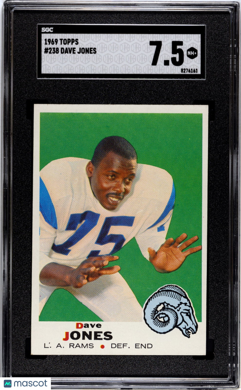 1969 Topps Dave Jones #238 SGC 7.5