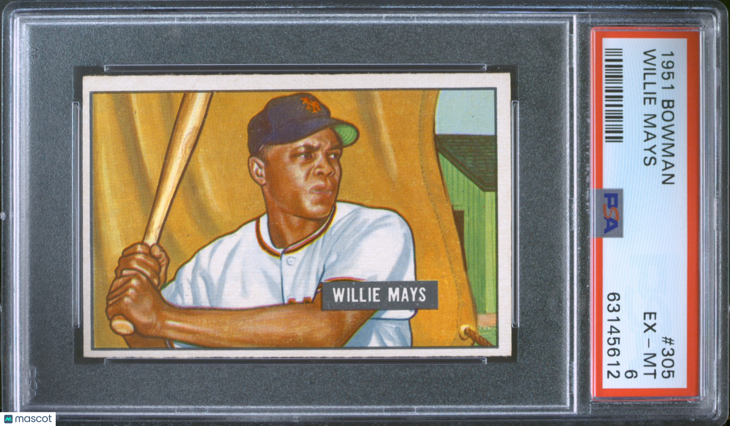 1951 Bowman Willie Mays #305 PSA 6