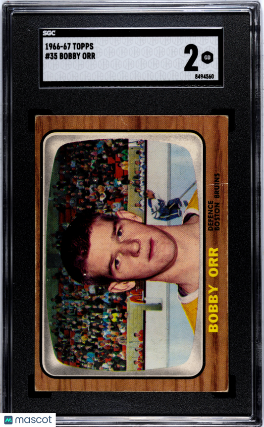 1966 Topps Bobby Orr #35 SGC 2