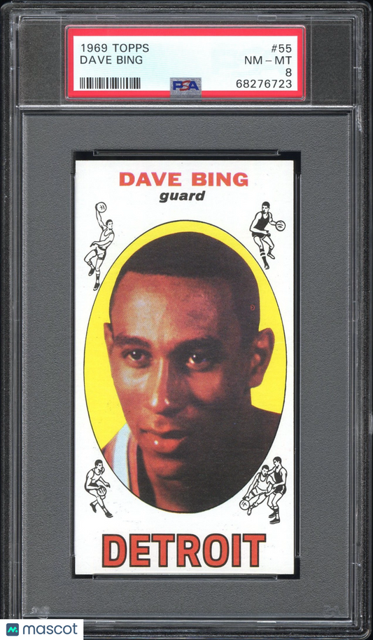 1969 Topps Dave Bing #55 PSA 8