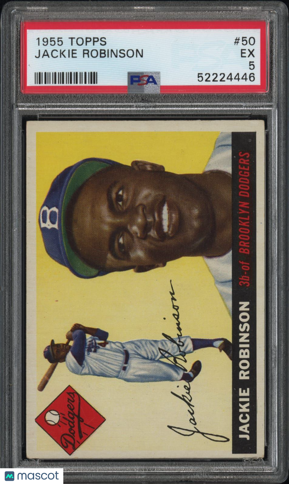 1955 Topps Jackie Robinson #50 PSA 5