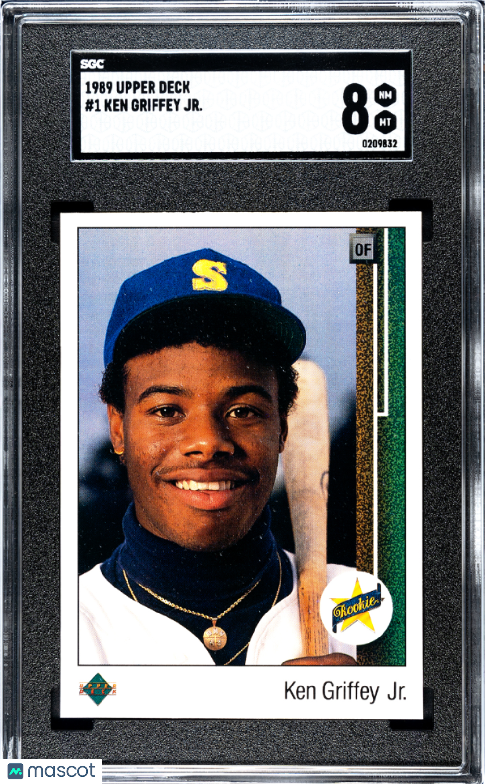 1989 Upper Deck Ken Griffey JR. #1 SGC 8