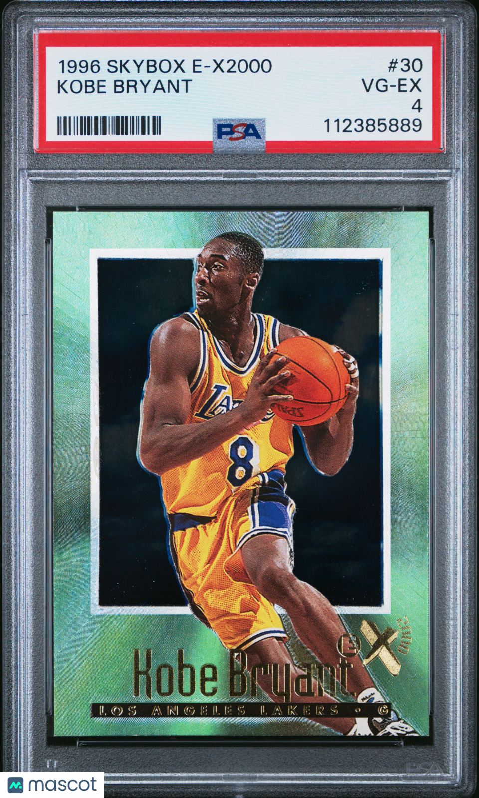 1996 Skybox E-X2000 Kobe Bryant #30 PSA 4