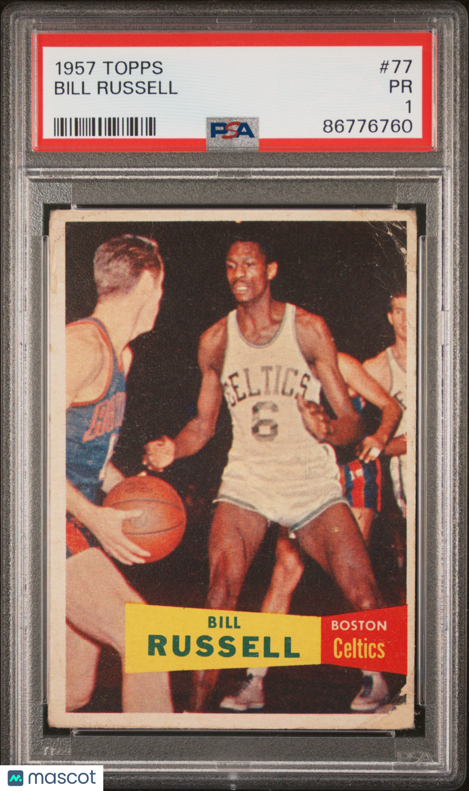 1957 Topps Bill Russell #77 PSA 1