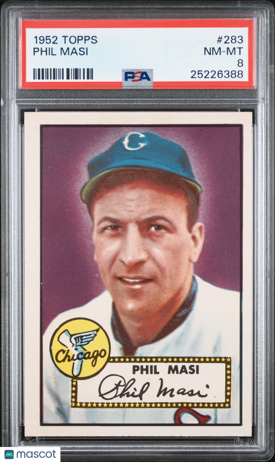 1952 Topps Phil Masi #283 PSA 8