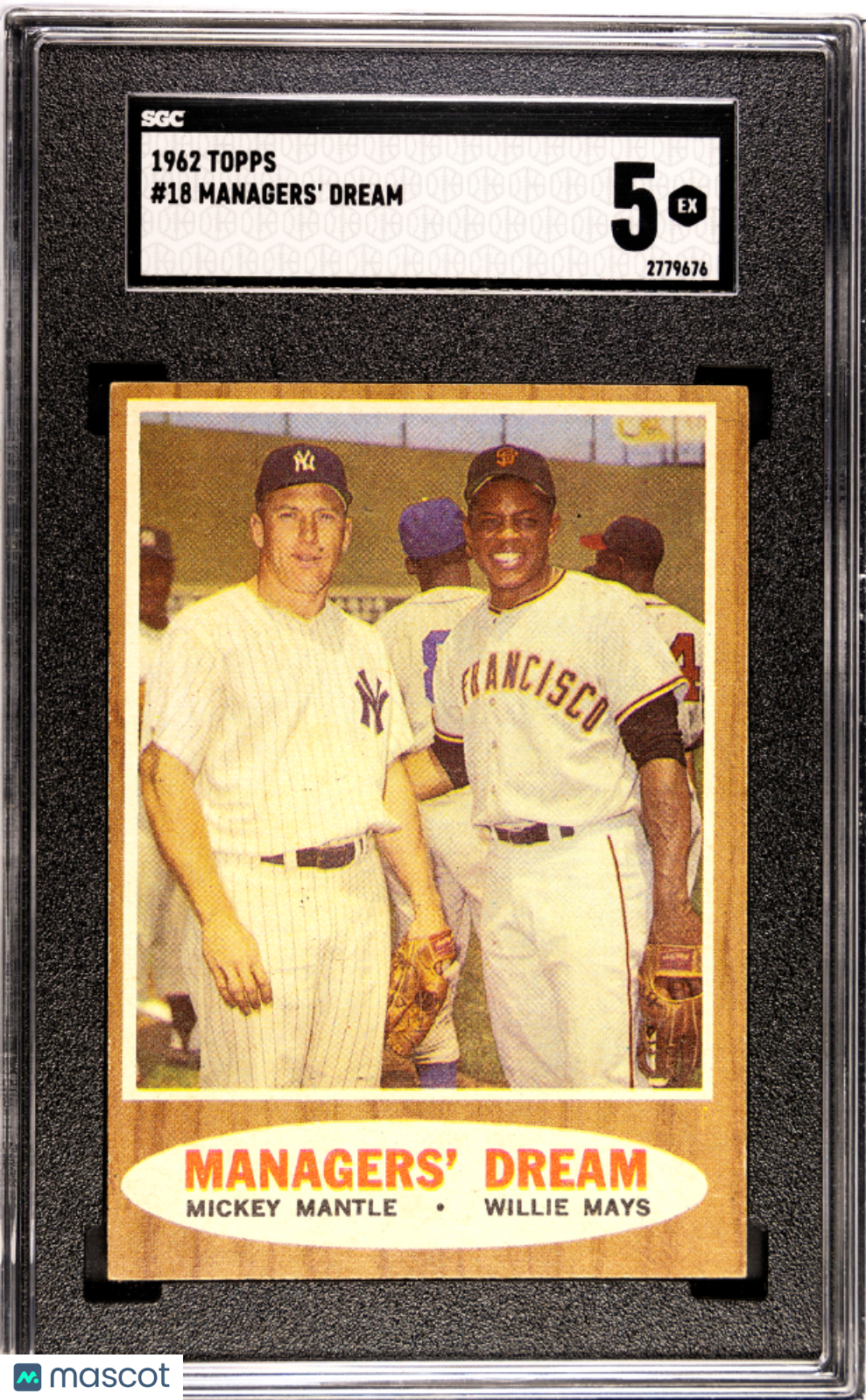 1962 Topps Managers' Dream #18 SGC 5