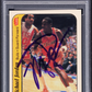 1986 Fleer Sticker Michael Jordan #8 PSA 4 Auto 7
