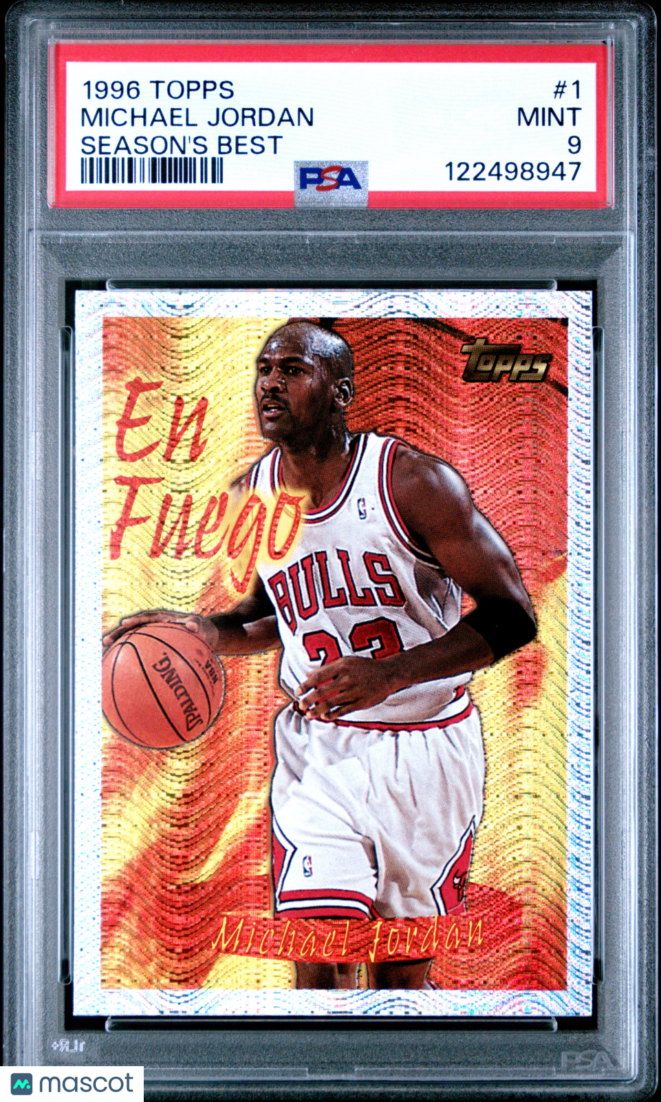 1996 Topps Season's Best Michael Jordan #1 PSA 9