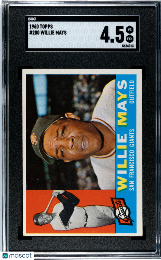 1960 Topps Willie Mays #200 SGC 4.5