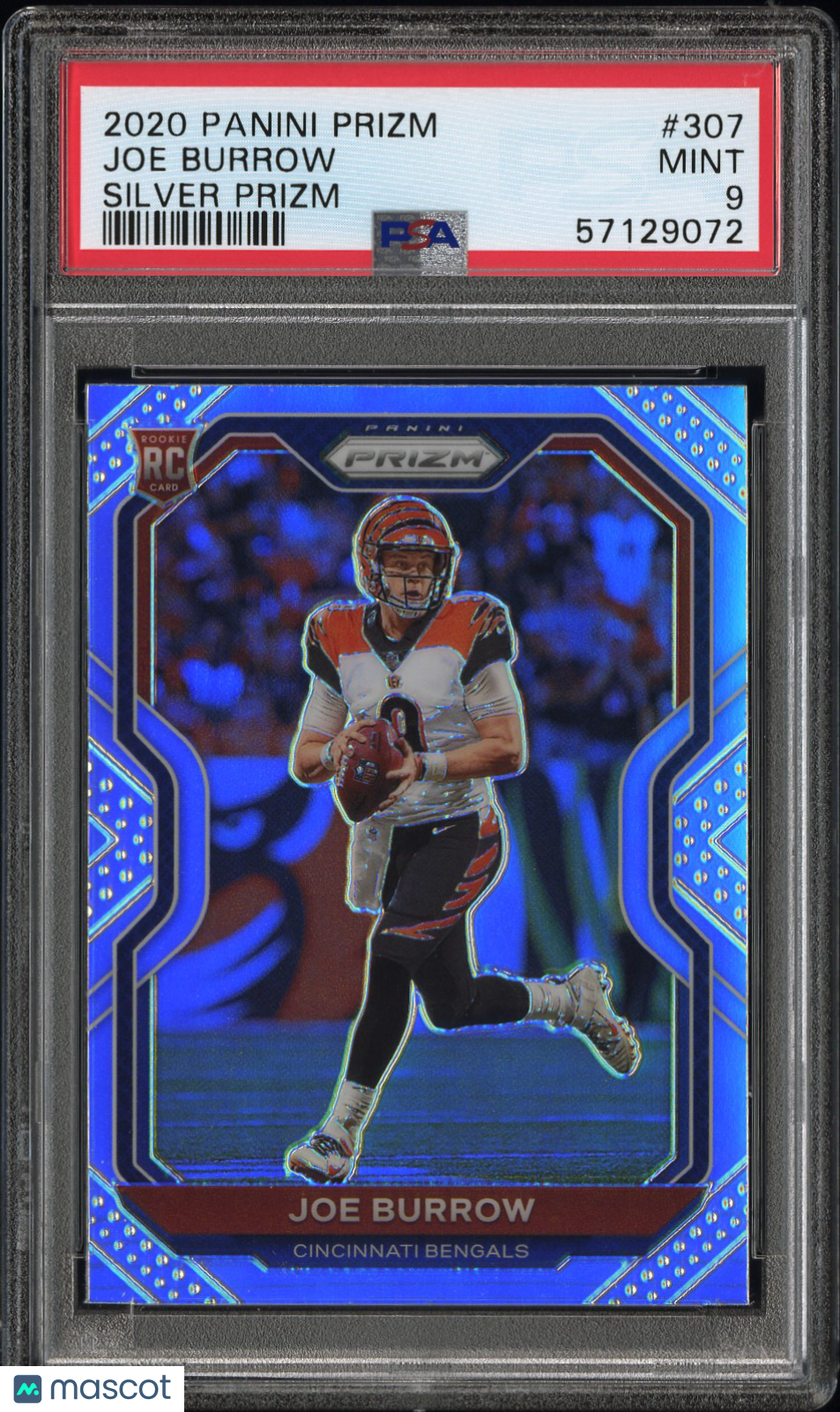 2020 Panini Prizm Joe Burrow #307 Silver PSA 9