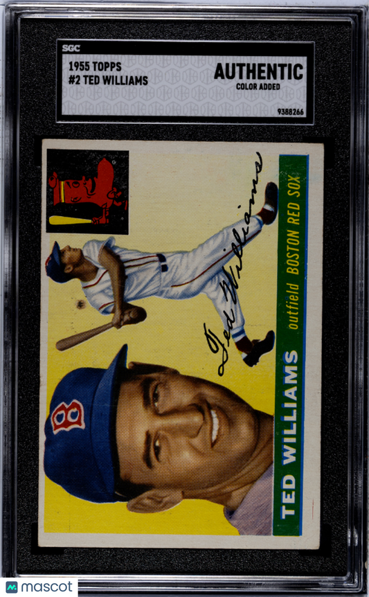 1955 Topps Ted Williams #2 SGC A