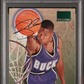 1996 Skybox Premium Emerald Auto Ray Allen #E1 Autograph PSA 8 Auto 9