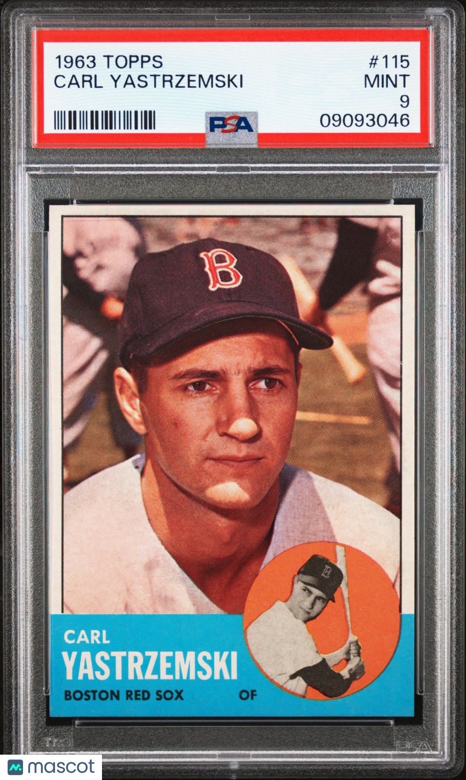 1963 Topps Carl Yastrzemski #115 PSA 9