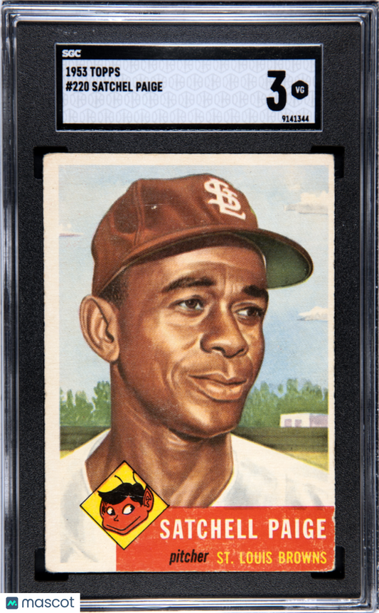 1953 Topps Satchel Paige #220 SGC 3