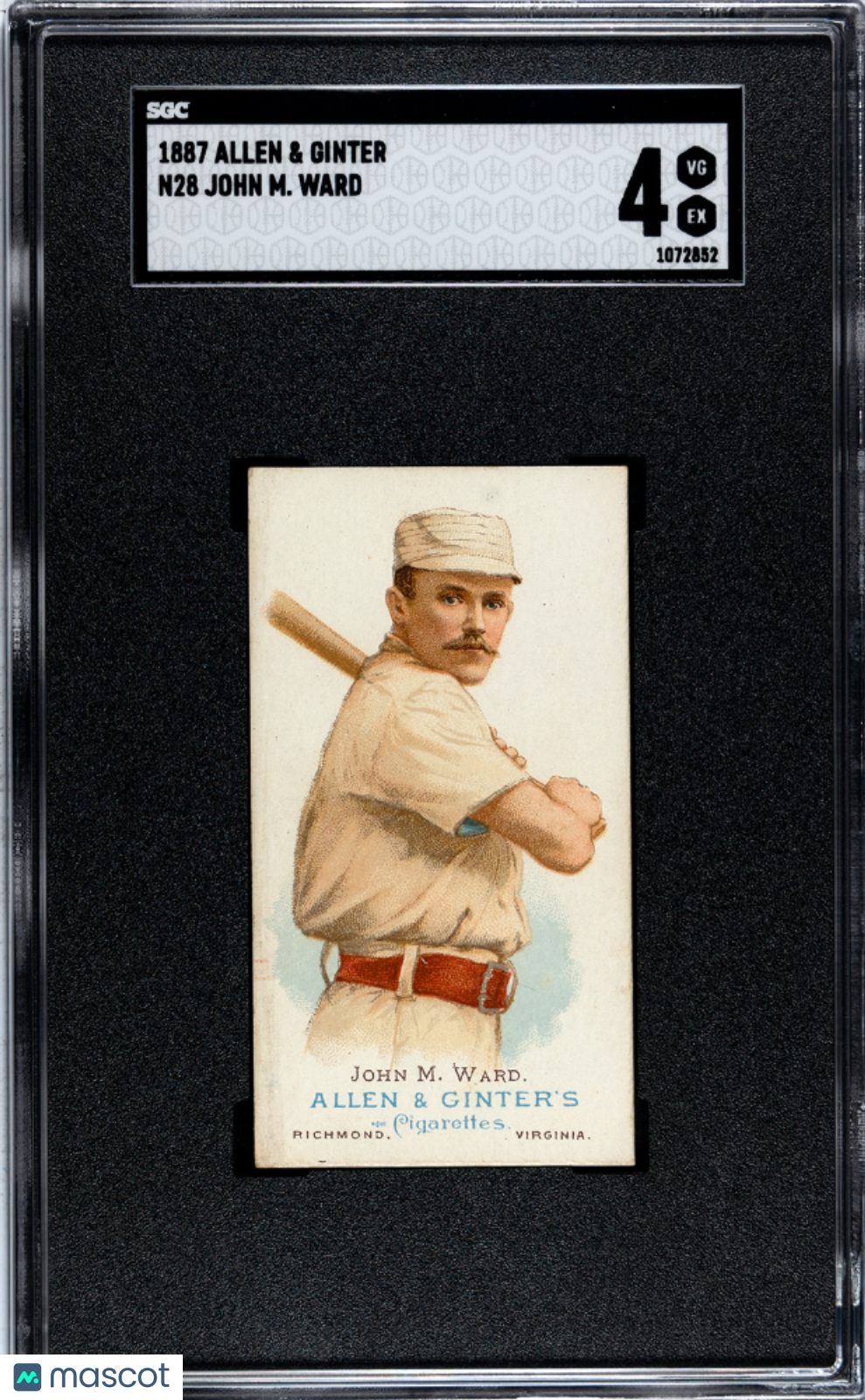 1887 Allen & Ginter (N28) John M. Ward SGC 4
