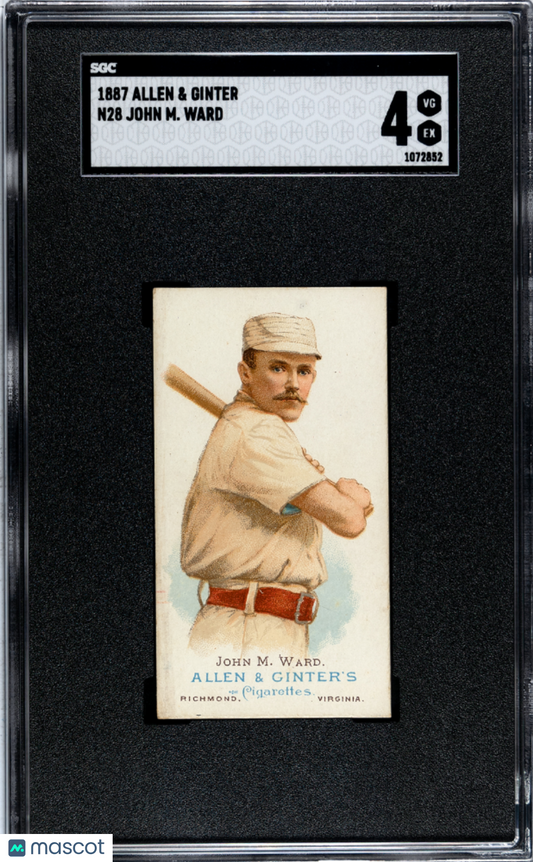 1887 Allen & Ginter (N28) John M. Ward SGC 4