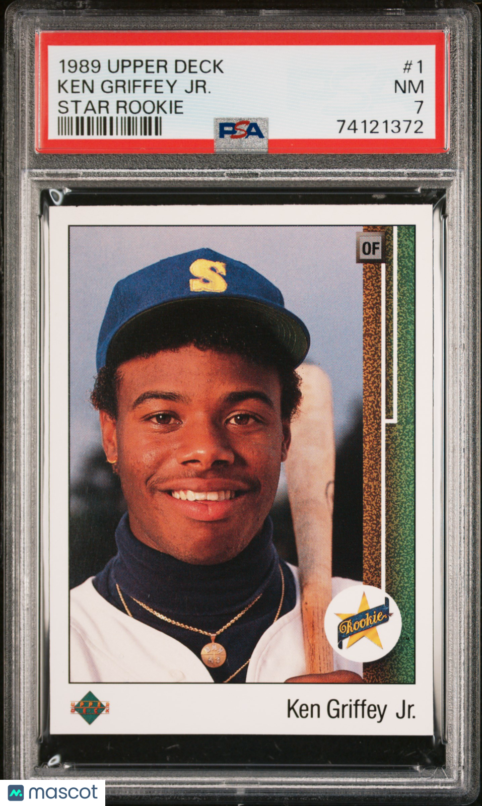 1989 Upper Deck Ken Griffey JR. #1 Star Rookie PSA 7