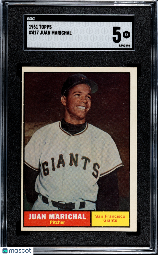 1961 Topps Juan Marichal #417 SGC 5