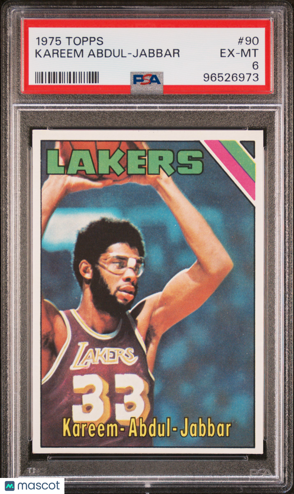 1975 Topps Kareem Abdul-Jabbar #90 PSA 6