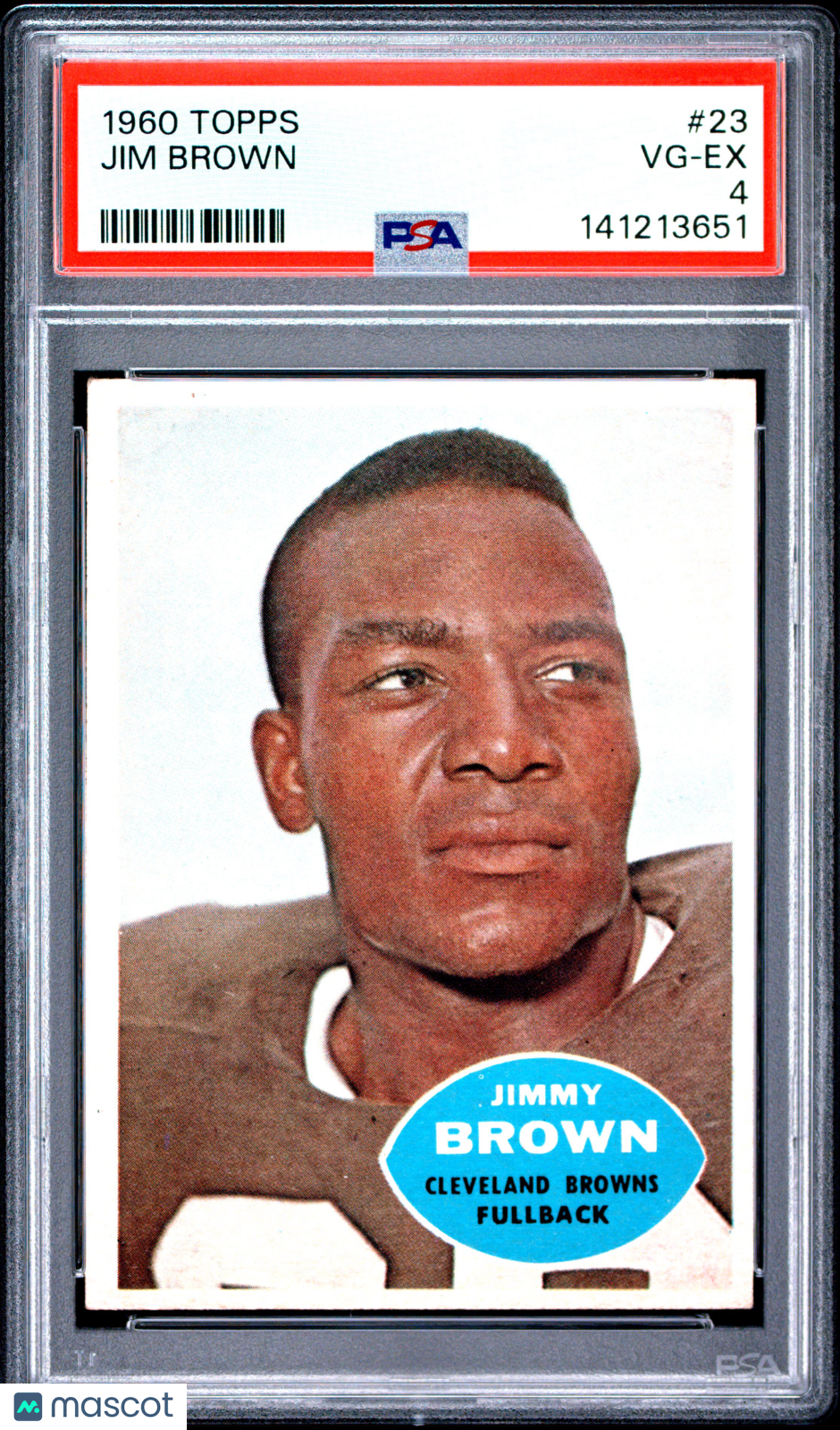 1960 Topps Jim Brown #23 PSA 4