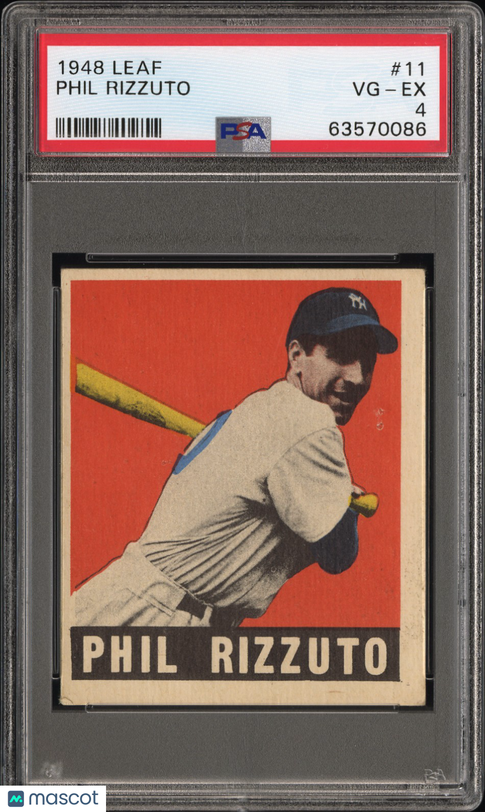 1948 Leaf Phil Rizzuto #11 PSA 4