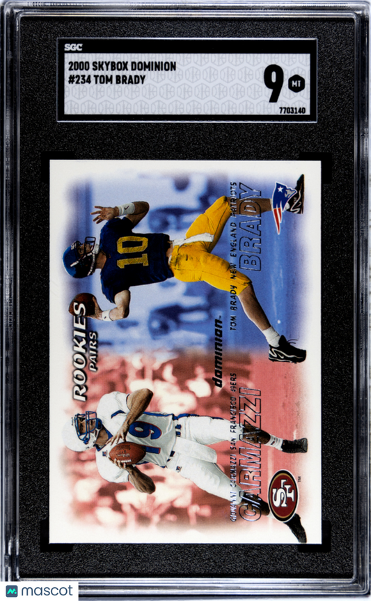 2000 Skybox Dominion Tom Brady #234 SGC 9
